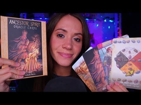 ASMR / Reading You Self Care Oracle Cards (card sounds, close whispers)