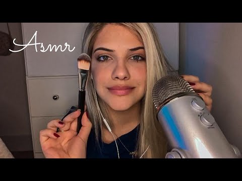 O ASMR mais calmo do mundo! | Camera brushing + Sons de boca