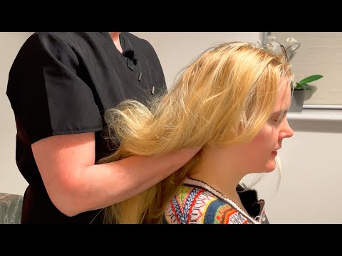 ASMR Scalp Massage quietly spoken (Unintentional ASMR, Real person ASMR) Holistic Treatment