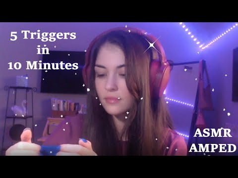 ASMR [ 5 Triggers in 10 Mins ] | No Talking