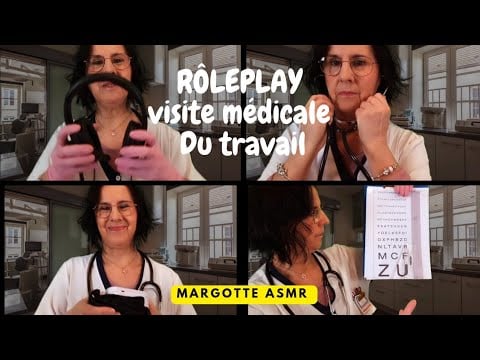 Asmr français, Rôleplay médical  " visite médicale du travail "
