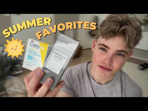 ASMR │ My SUMMER SKINCARE FAVORITES Show & Tell☀️🌻 (Tascam Microphone)