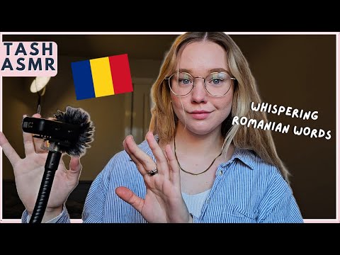 ASMR Whispering Words In Romanian!