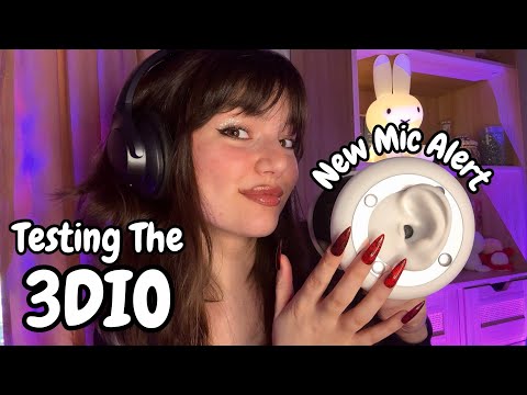 ASMR | Testing The 3DIO Mic ( Fast Ear Massage, Whispers, Fast Ear to Ear Mouth Sounds )