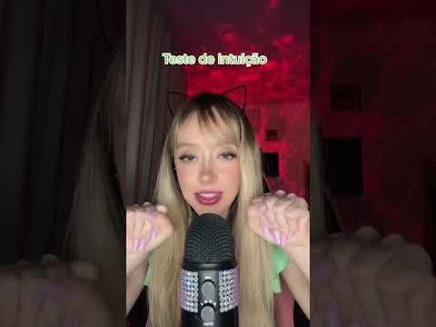 Teste sua intuição #asmr