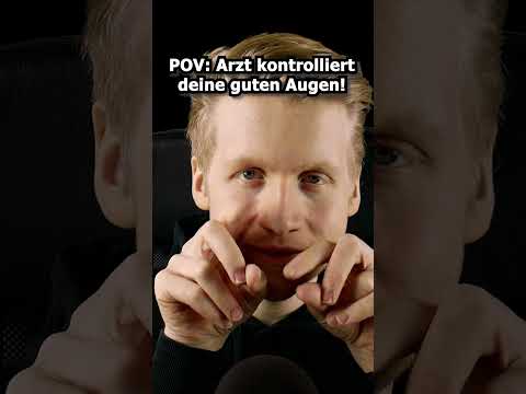 ASMR - POV: Arzt kontrolliert deine guten Augen!! #shorts #asmr #roleplay #deutscheasmr