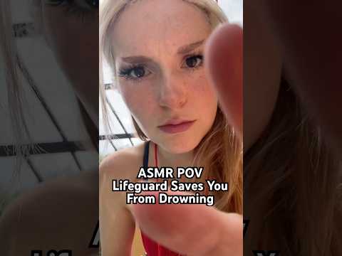 Lifeguard Saves You From Drowning ⛑️🛟 #asmr