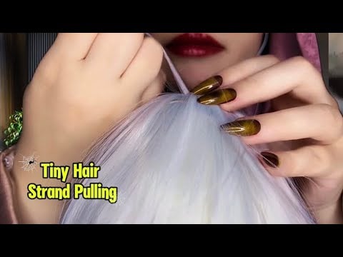 ASMR Pulling Every Tiny Hair Strand on the Mic 😴 (Wig on Mic)