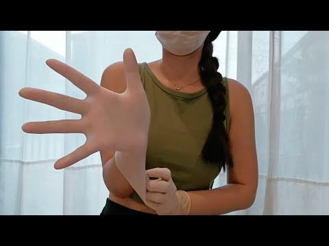 ASMR LATEX GLOVES | NO TALKING, NO FACE - RAINIE ASMR