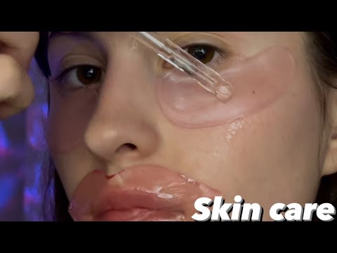 Asmr skin care in 1 minute