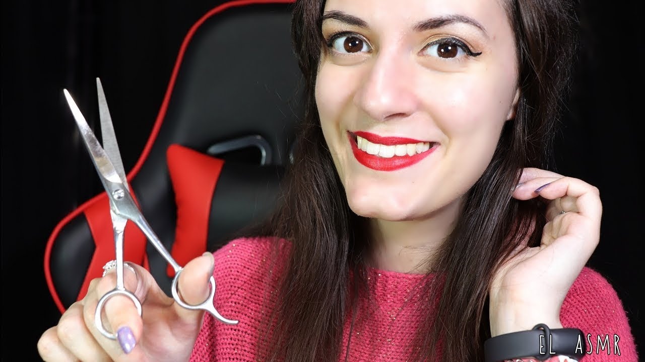 La tua MIGLIORE AMICA TI TAGLIA I CAPELLI♥ Roleplay ASMR Ita