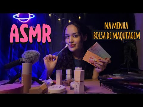 💄Tour pela minha bolsa de maquiagem | ASMR makeup