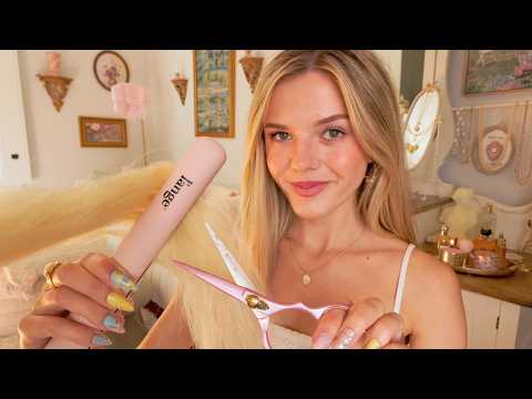 ASMR 1h+ Immersive Hair Salon Roleplay 🪞🌸 (hair analysis, cut, new colour, shampoo, styling)