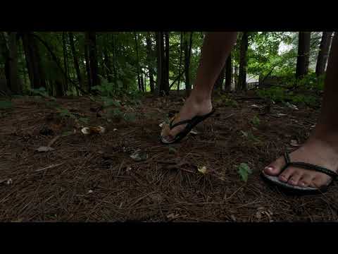 Asmr Foot Crushing In Nature 🌱