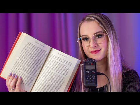 ASMR LEITURA | SUSSURROS NO TASCAM COM SONS DE CHUVA | LENDO HISTÓRIA ATÉ VOCÊ DORMIR | READING