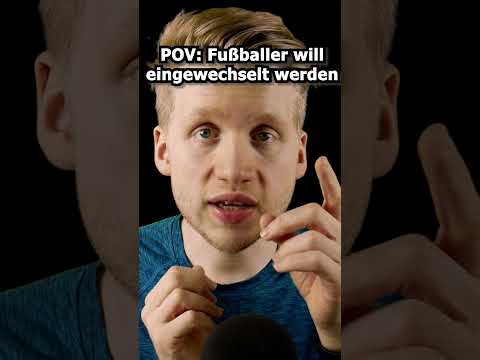 ASMR - POV: Fußballer will eingewechselt werden! #shorts #asmr #roleplay #deutscheasmr