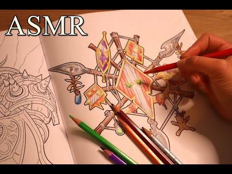 Relaxing ASMR Coloring 🖍️ World of Warcraft Troll Crest Picture