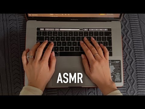 😴ASMR - Typing 💻 & replying to comments (7) - Typing - clicky whispers