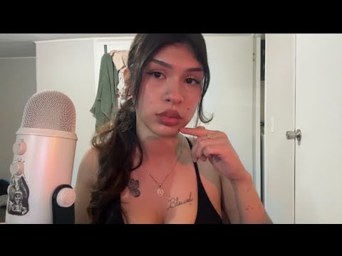 ASMR Cupped Mouth Sounds + Tongue Clicks + Positive Affirmations