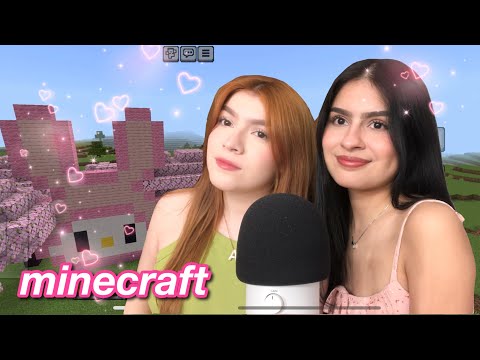 asmr | jugando minecraft con mi hermana