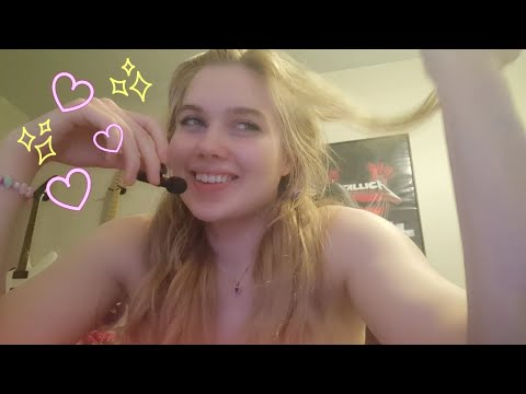 asmr hangover tiny mic ramble extremly tired edition