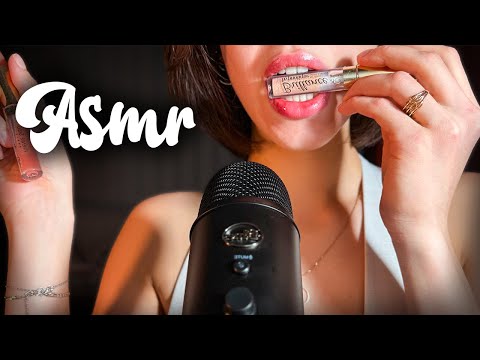 [4K USA ASMR]Lipstick Sounds💋Real Balm, Soft Mouth Textures & Gentle Close-Up Focus |Pure Relaxation