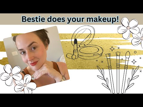 Bestie does your makeup (#lofi, #inaudiblewhispering, #mouthsounds)