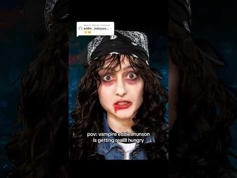 pov: vampire eddie is getting really hungry! #asmr #strangerthings