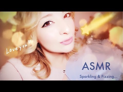 🍓 🔊 ASMR FIZZING Sounds 🍓 Sparkling Water, HAIR FOAM, WHISPERING, RELAX & SLEEP 💦 🌸