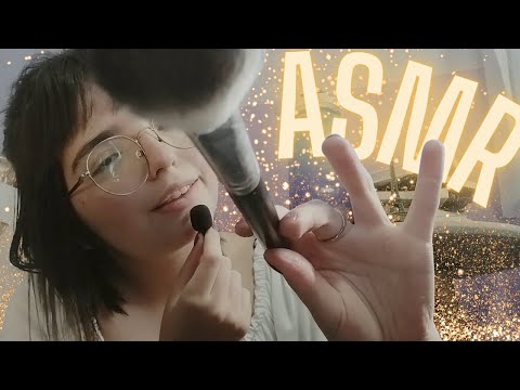 ASMR CASEIRO com LAPELA, MOUTH SOUNDS E PINCEL NA TELA