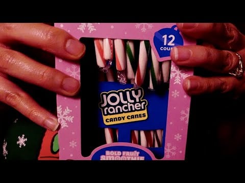 ASMR Advent Day 23 | Candy Cane Taste Test