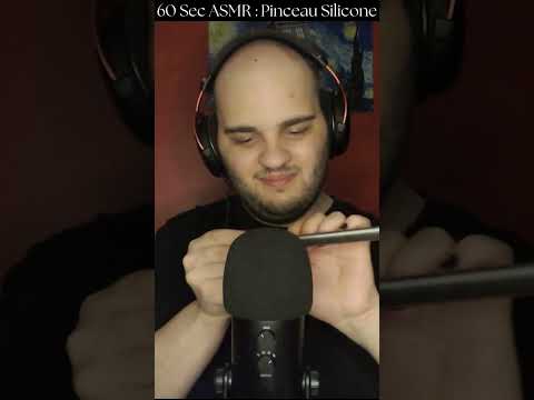 60 sec ASMR : Le Pinceau en Silicone  #asmr #asmrfr