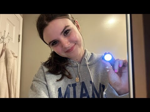 asmr cranial nerve exam!👩🏻‍⚕️