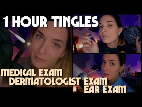 1 Hour of Medical ASMR | Ear Exam, Dermatologist & Full Check-Up | Ultimate Relaxation