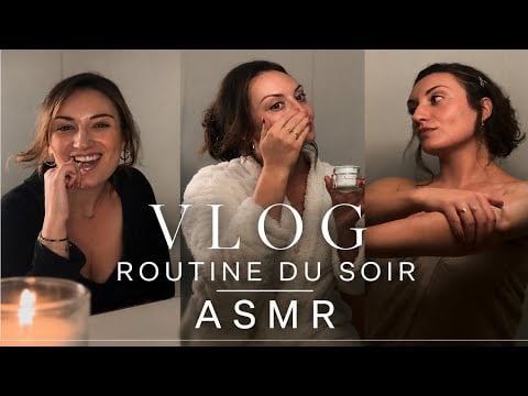 ASMR Français Routine du Soir 🌙 | Vlog Relaxant, Chuchotements & Skincare 