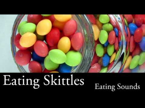 Binaural ASMR Skittles Eating l Mouth Sounds