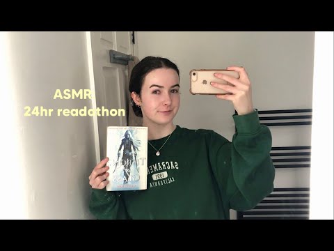 ASMR || 24hr Reading vlog📖📚(readathon)