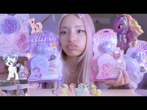 ASMR | Unboxing My Little Pony Slime !🧁🎀