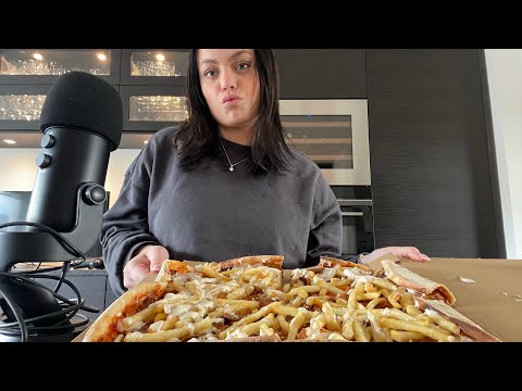 ASMR MUKBANG | Eating pizza 🍕