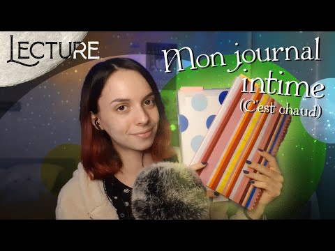 Lecture de mon journal intime du collège - ASMR Français