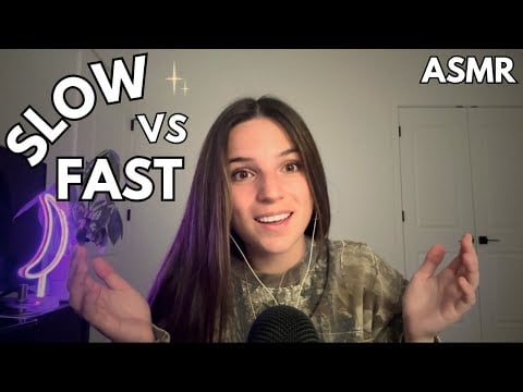 ASMR Tapping: Fast vs Slow for Sleep 😴