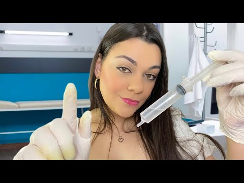 ASMR: MÉDICA FAZENDO EXAMES E CUIDANDO DE VOCÊ