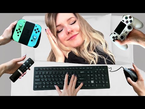 ASMR Fast Button CLICKING (No Talking, Gaming Controller sounds)