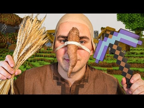 ASMR Minecraft Villager trades with you
