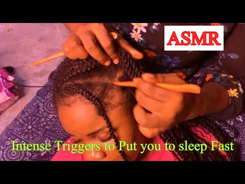 ASMR✨ AGGRESSIVE SCALP SCRATCH AND SOFT GUM SOUNDS