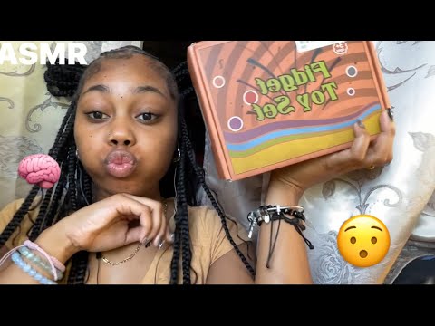 ASMR| Fast ASMR Fidget Toys Haul 😌 + Tingles