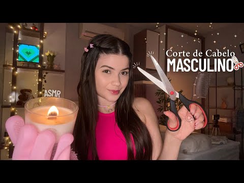 ASMR Corte PREMIUM De Cabelo Masculino ✂️💇‍♂️