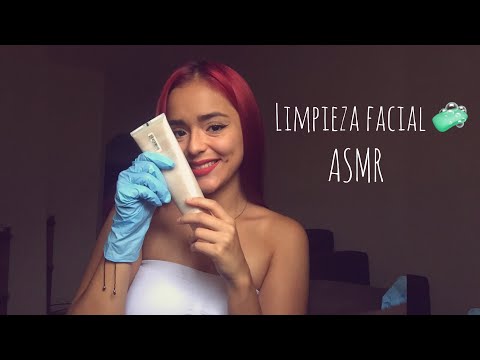 ASMR | Limpieza facial relajante ❤️