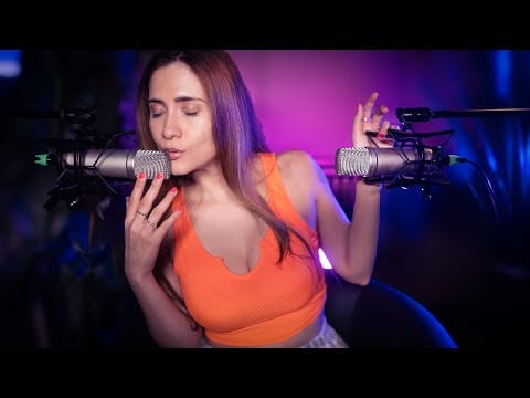 ASMR 💋 MOUTH SOUNDS MUY CERCA del MIC 🎤 Sonidos Intensos para Dormir