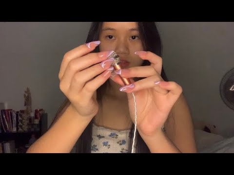 ASMR TAPPING ON MY MINI MIC!!